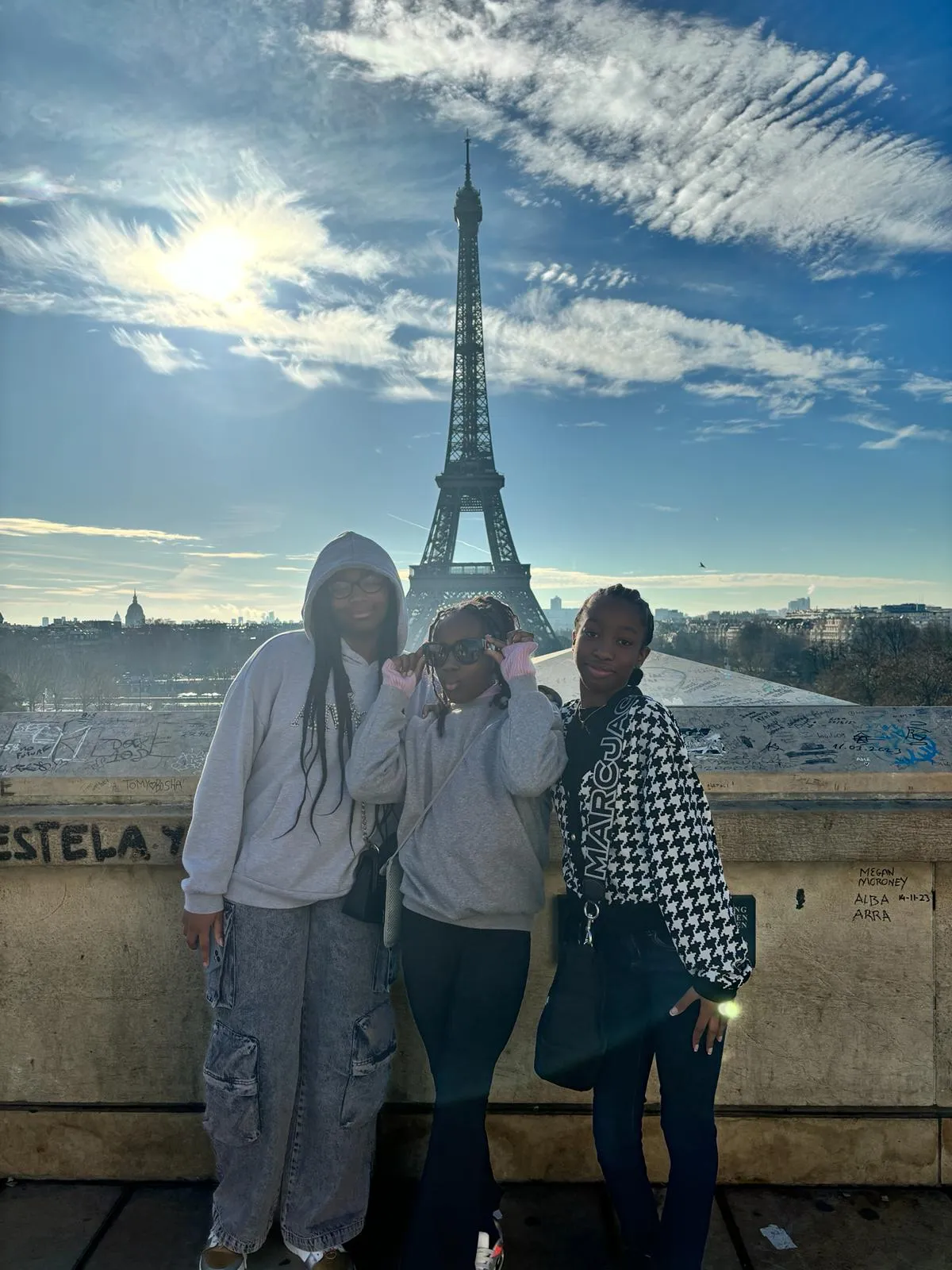 HU-MS² scholars on the streets of Paris