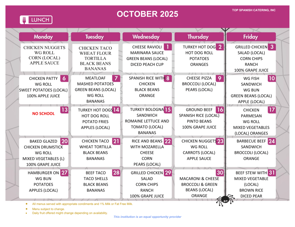 OCTOBER 2025 - LUNCH - HOWARD PC
